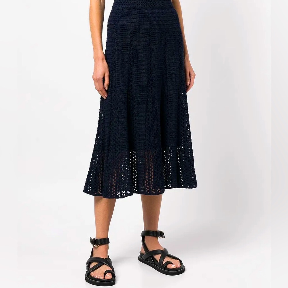 Vince crotchet skirt to mid calf